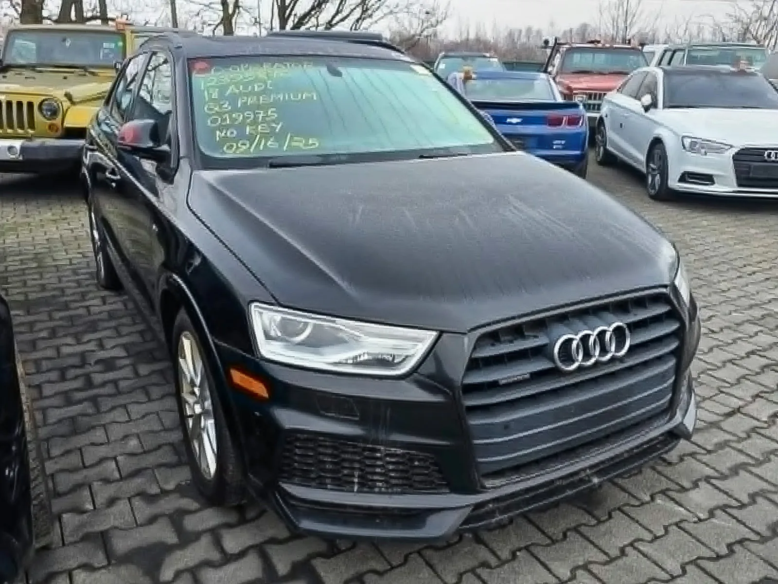 Audi Q3 S line przed przygotowaniem